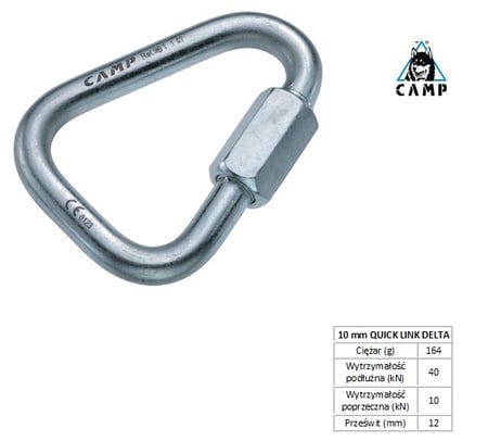 CAMP Karabinek 10 MM QUICK LINK - 1