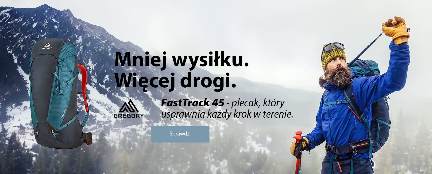 plecak gregory fasttrack 45