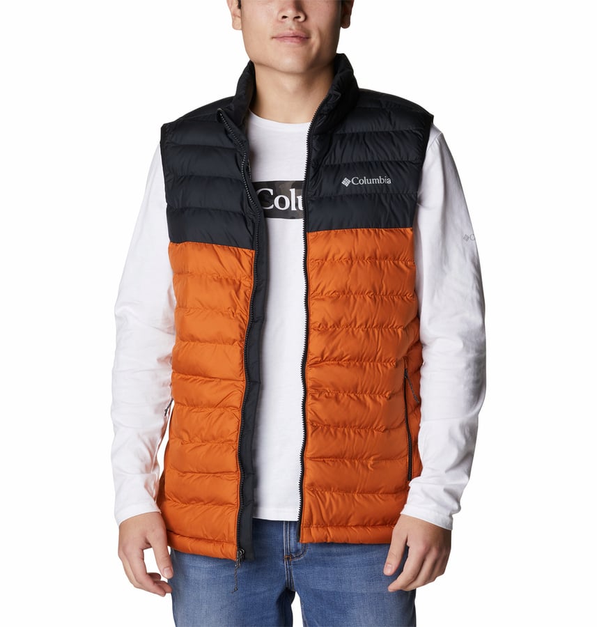 COLUMBIA Kamizelka męska POWDER LITE VEST Warm Copper/Black