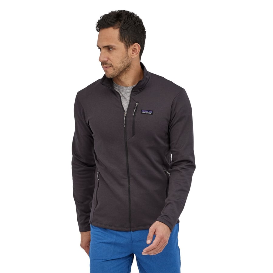 PATAGONIA Bluza męska R1 DAILY JACKET ink black - black x-dye
