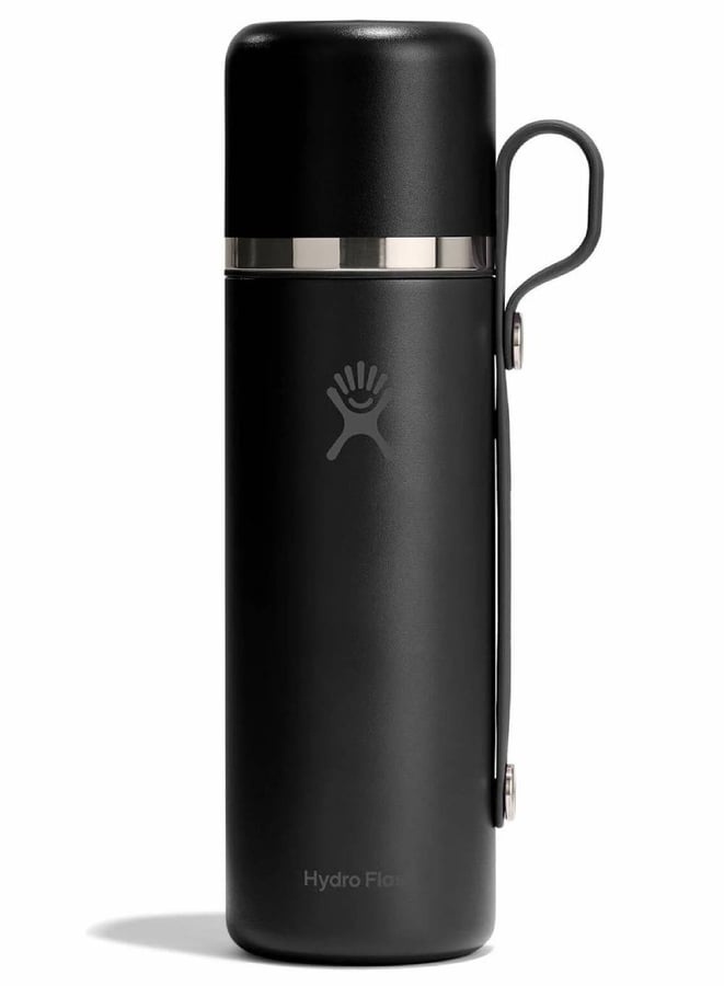 HYDRO FLASK Termos 28 OZ Hot Flask and Cup 0,83 ml black