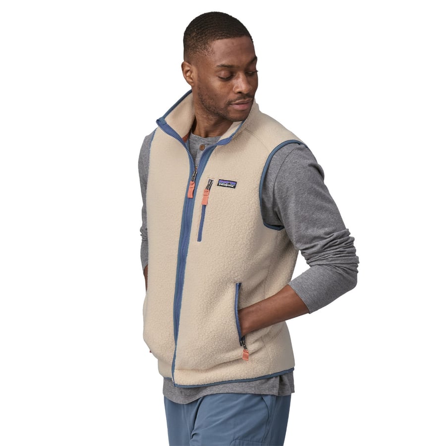 PATAGONIA Kamizelka męska M's Retro Pile Vest dark natural w/utility blue