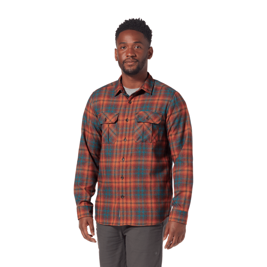 ROYAL ROBBINS Koszula męska TROUVAILLE ORGANIC COTTON PLAID L/S Slate Kruse Pld