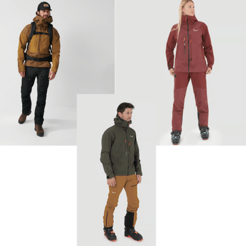 Spodnie w góry salewa fjallraven