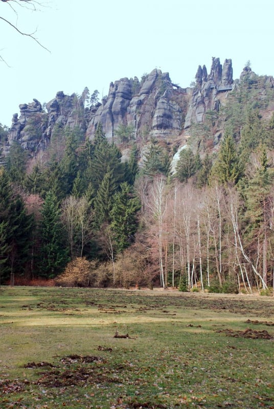 Nonnsenfelsen - Skały Zakonnic - Góry Łużyckie