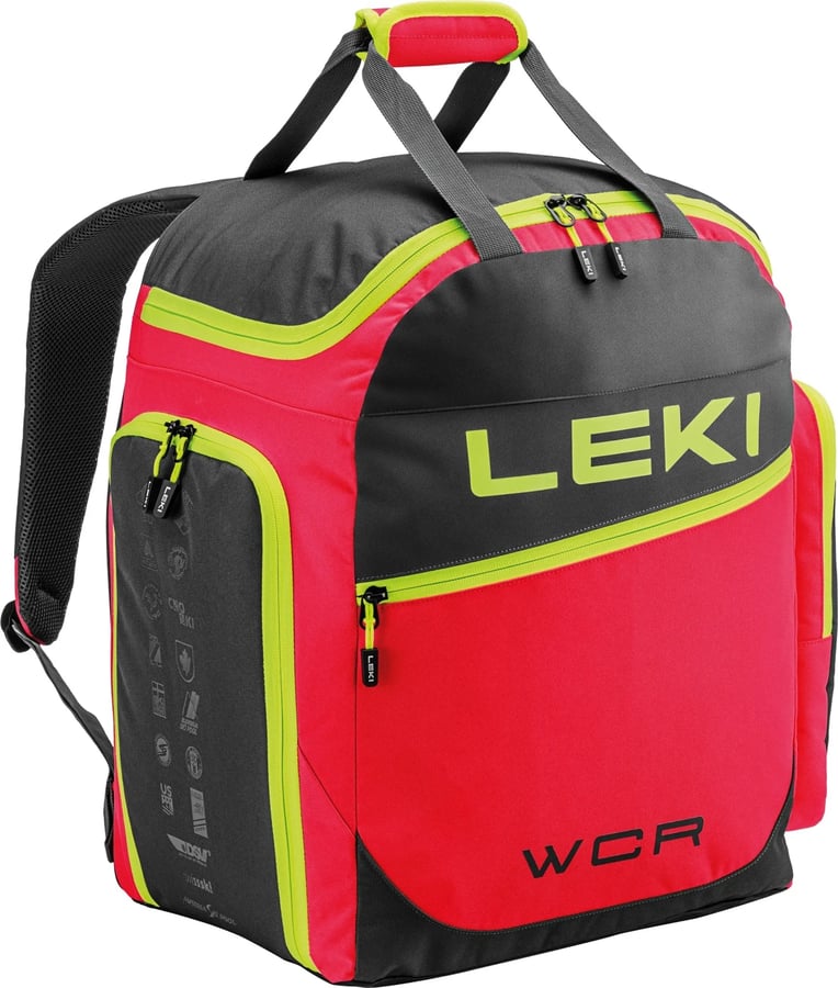 LEKI Torba Ski Bootbag WCR 60L bright red-black-neonyellow