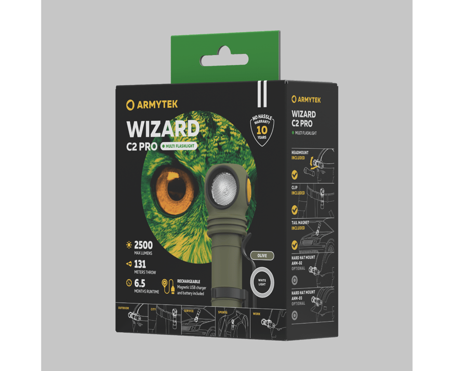 ARMYTEK Latarka Wizard C2 Pro U - 1